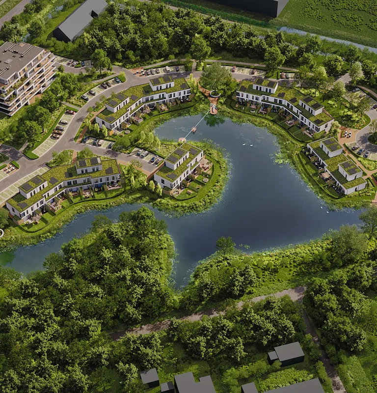 vogelvlucht woningen hernesseroord