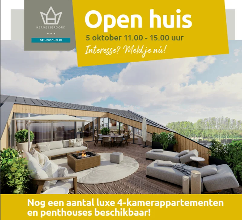 Op 5 oktober opent het penthouse haar deuren exclusief voor geinteresseerden!